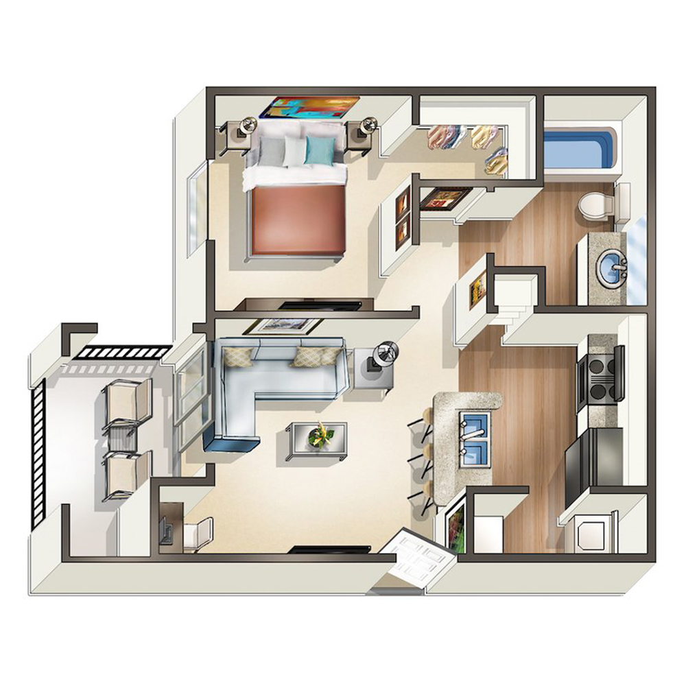 A1AS floor plan