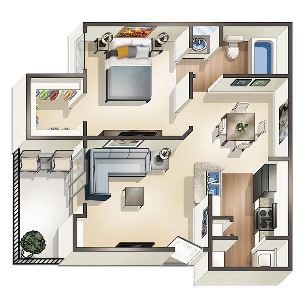 A1B floor plan