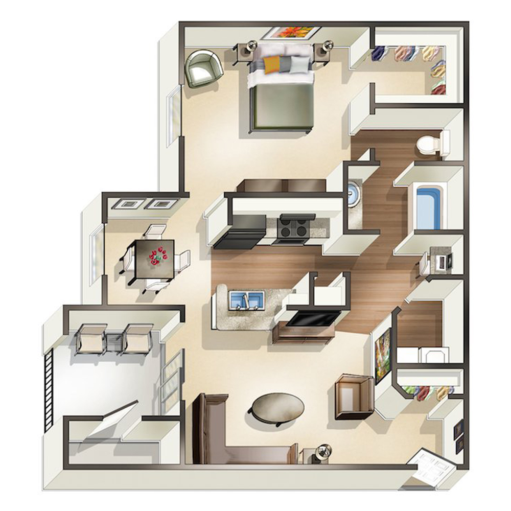 A1C floor plan