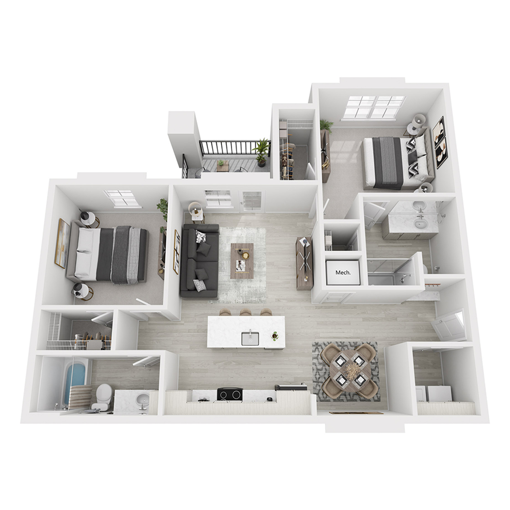 B2 floor plan