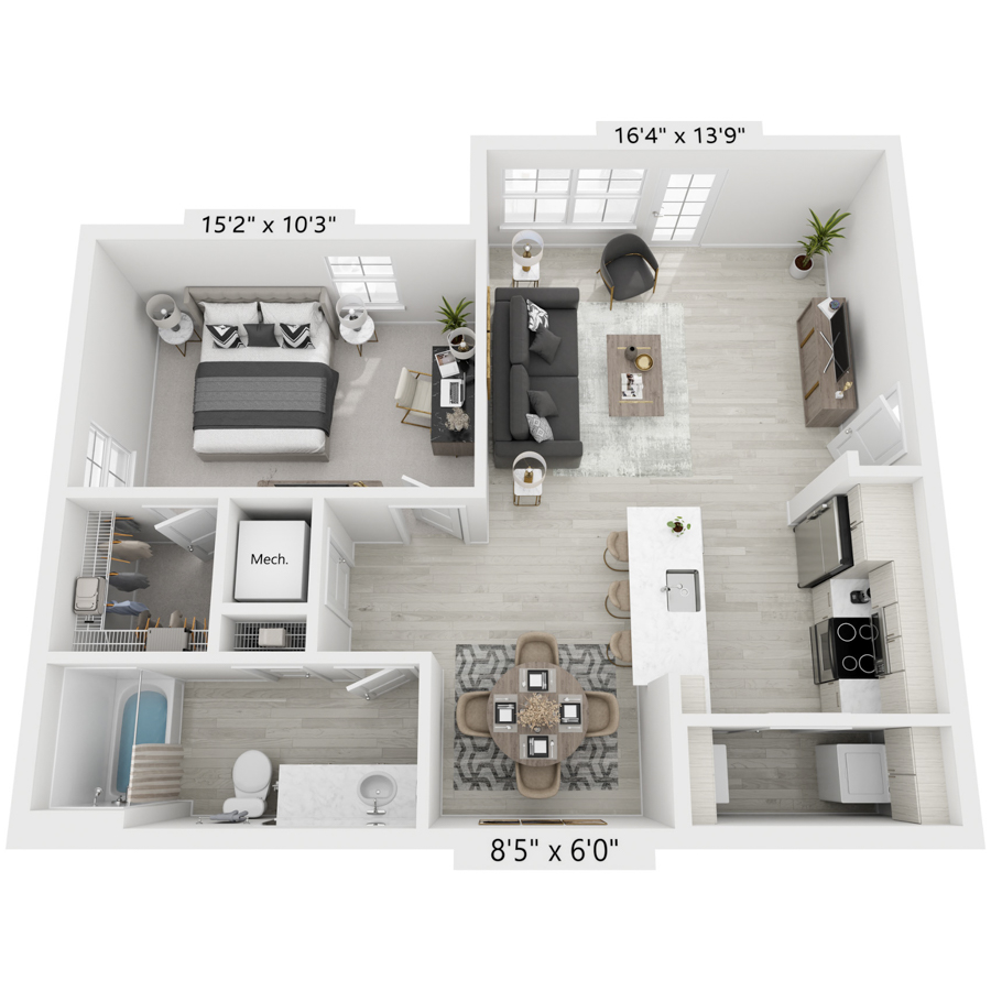 A2 floor plan