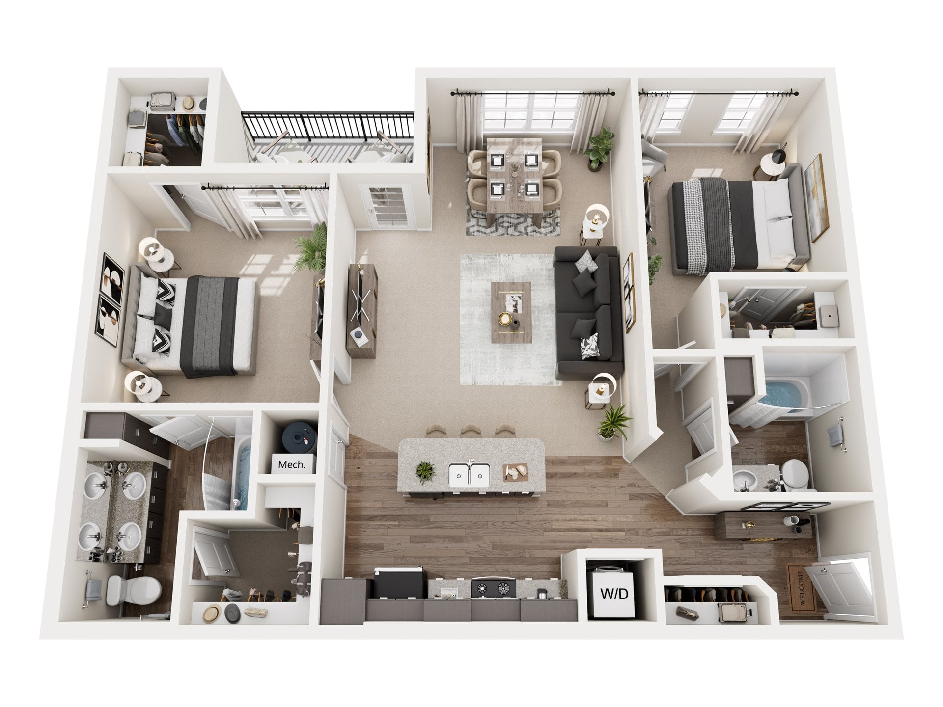 B2 floor plan