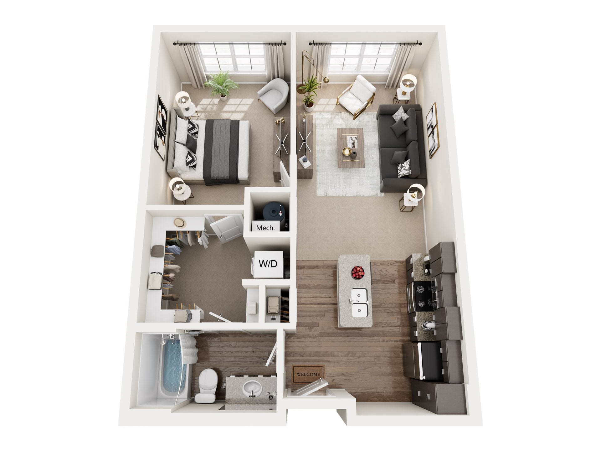 A1 floor plan