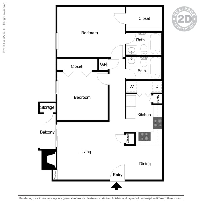 B1P floor plan
