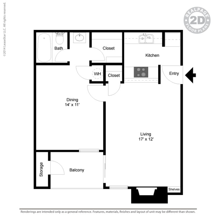 A1 floor plan