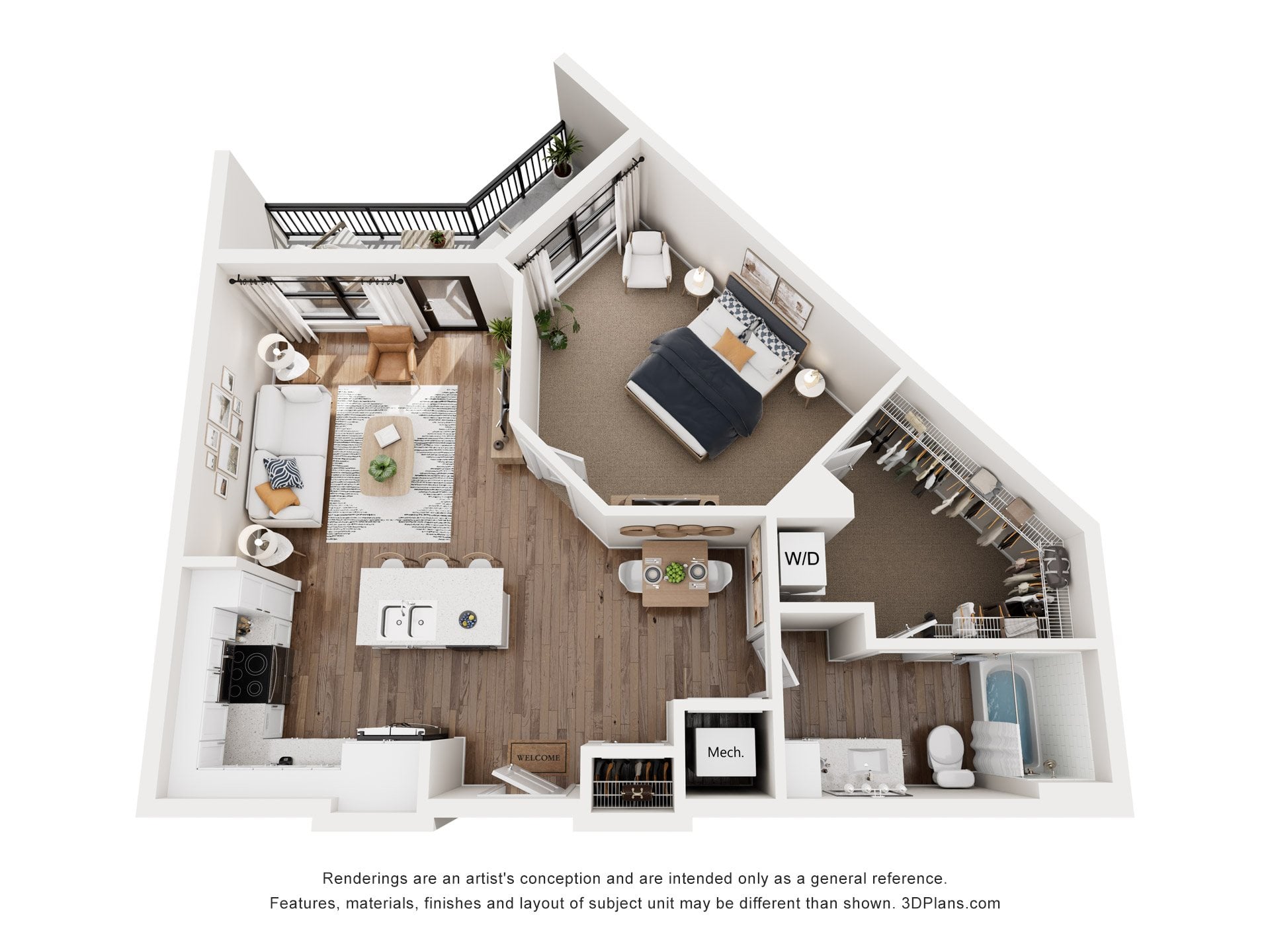 A2 floor plan