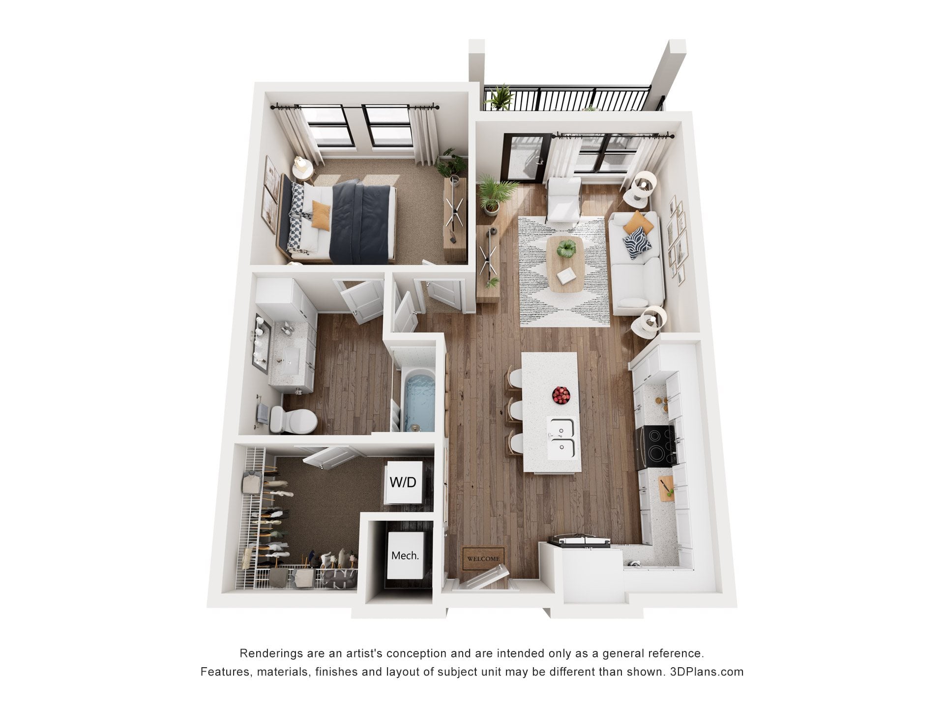 A1 floor plan