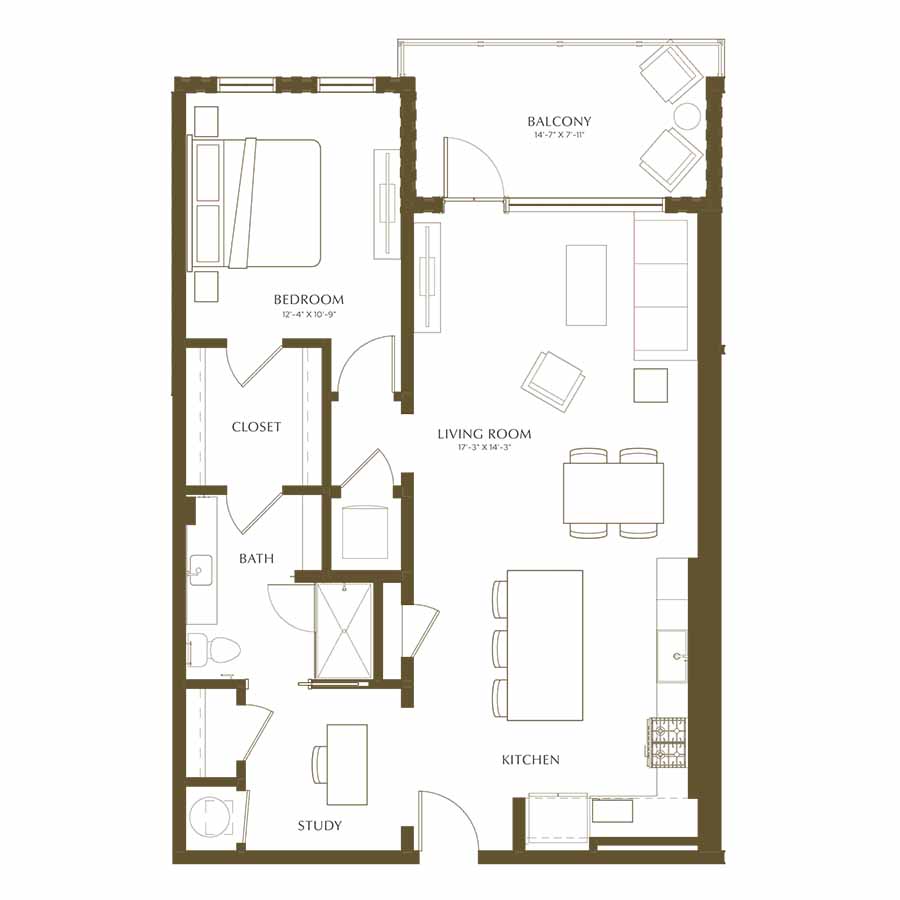 A1 floor plan