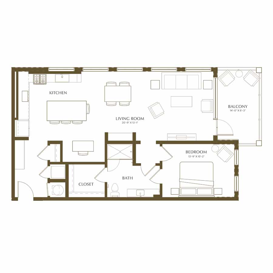 A6 floor plan