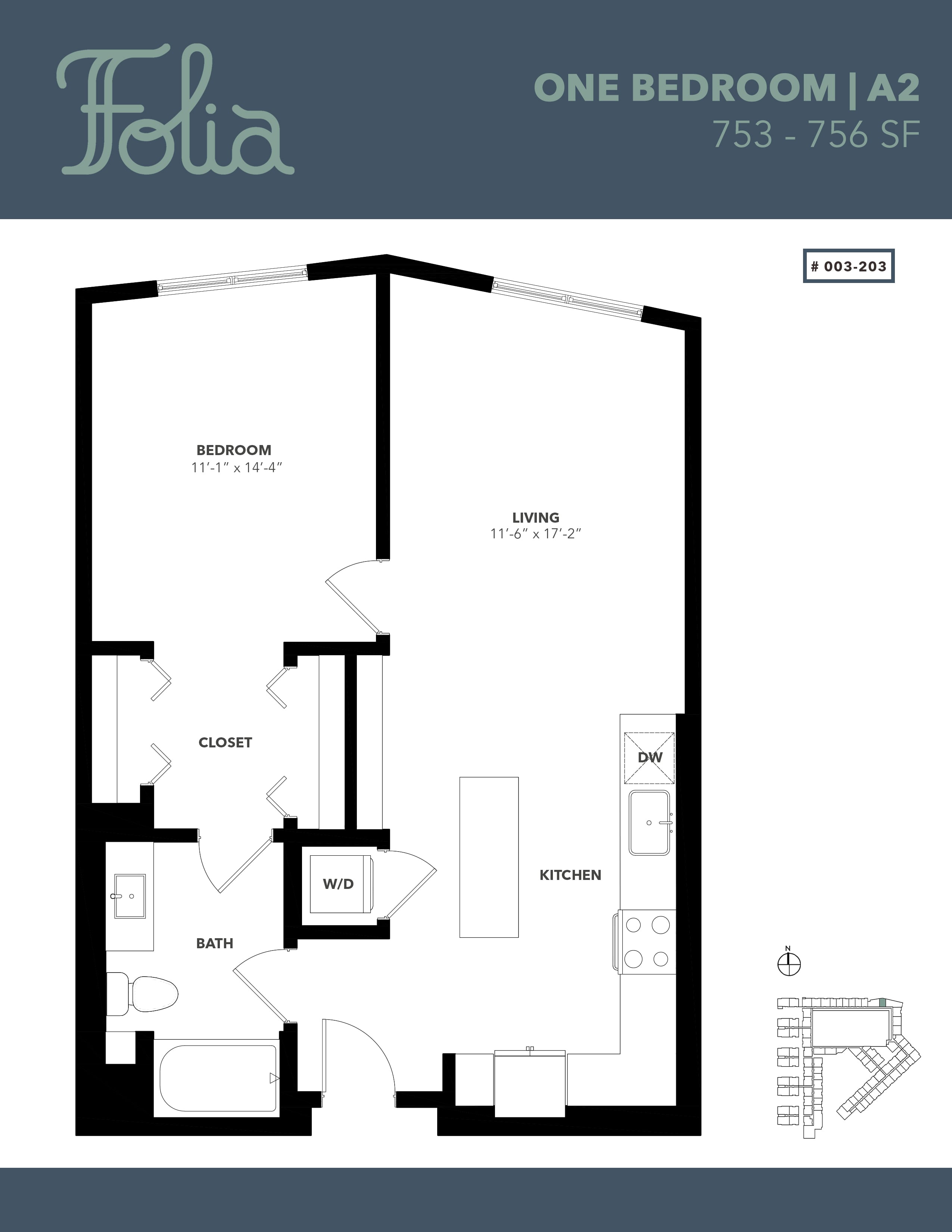 A2 floor plan