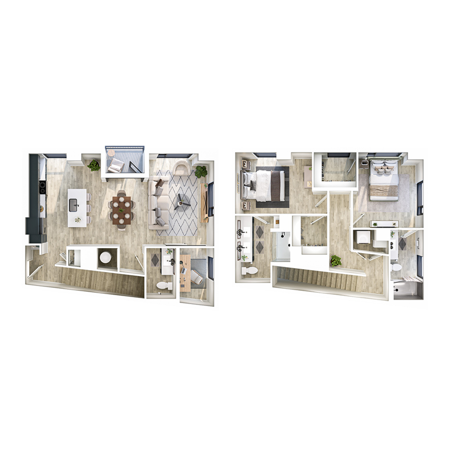 T2 floor plan