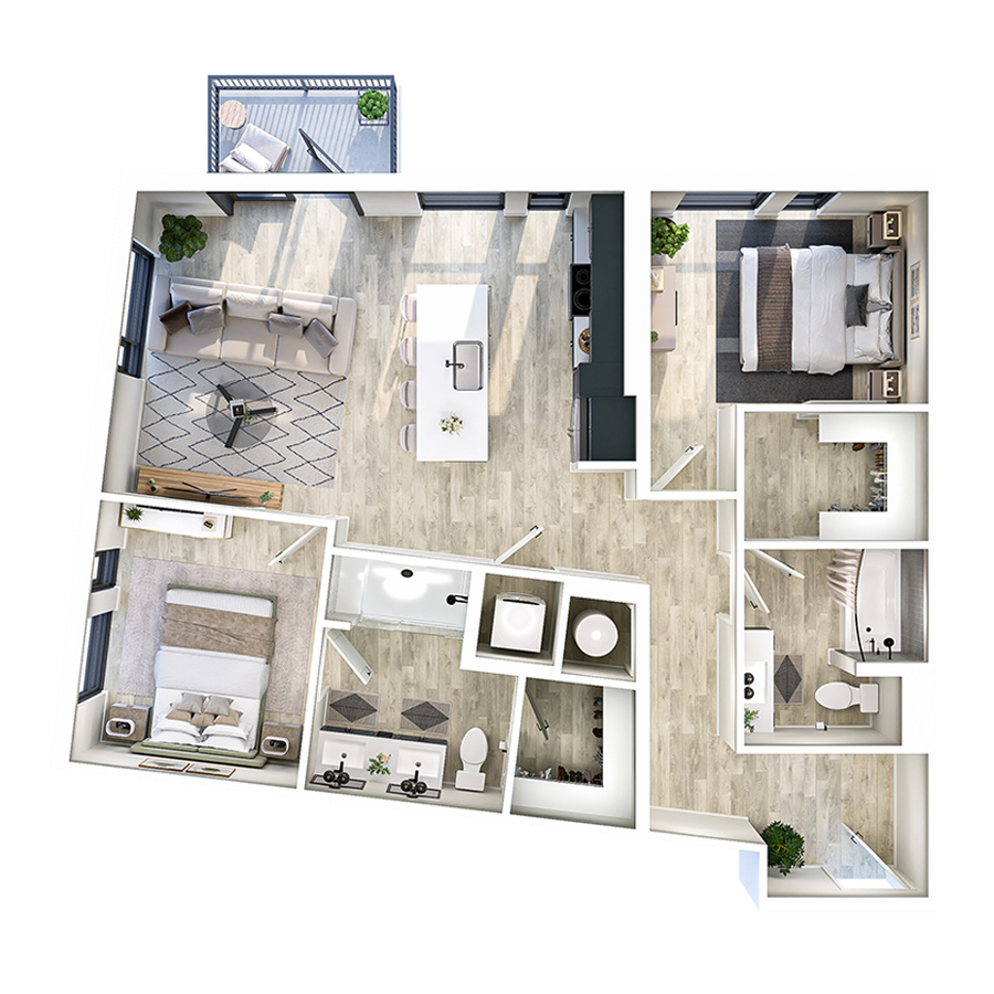 B2 floor plan