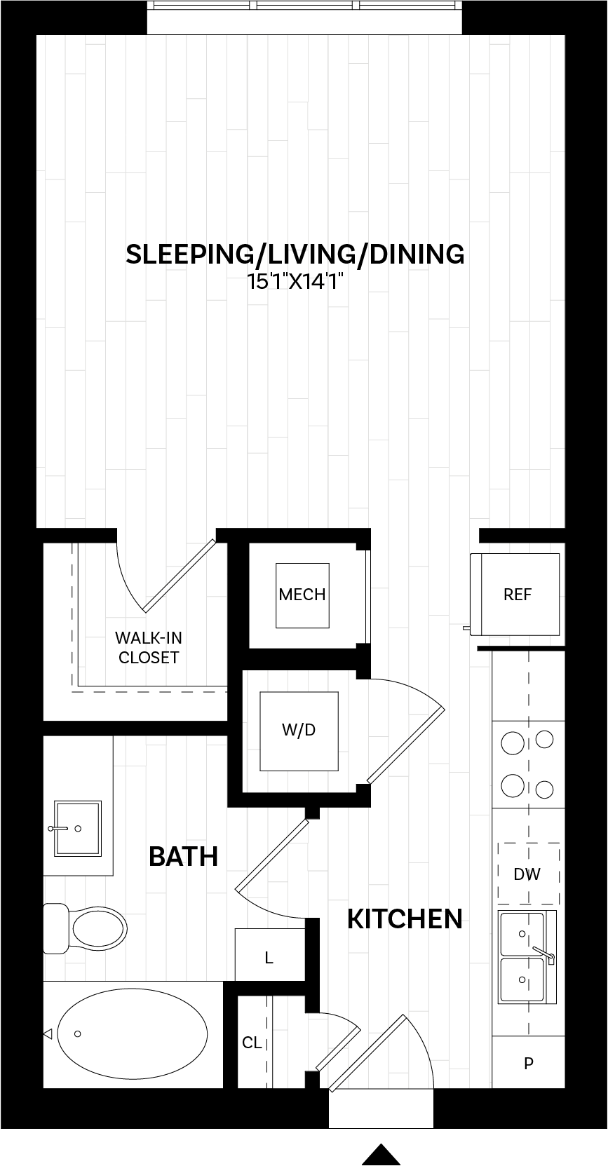 Studio-S1 floor plan