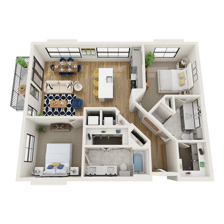B2 floor plan