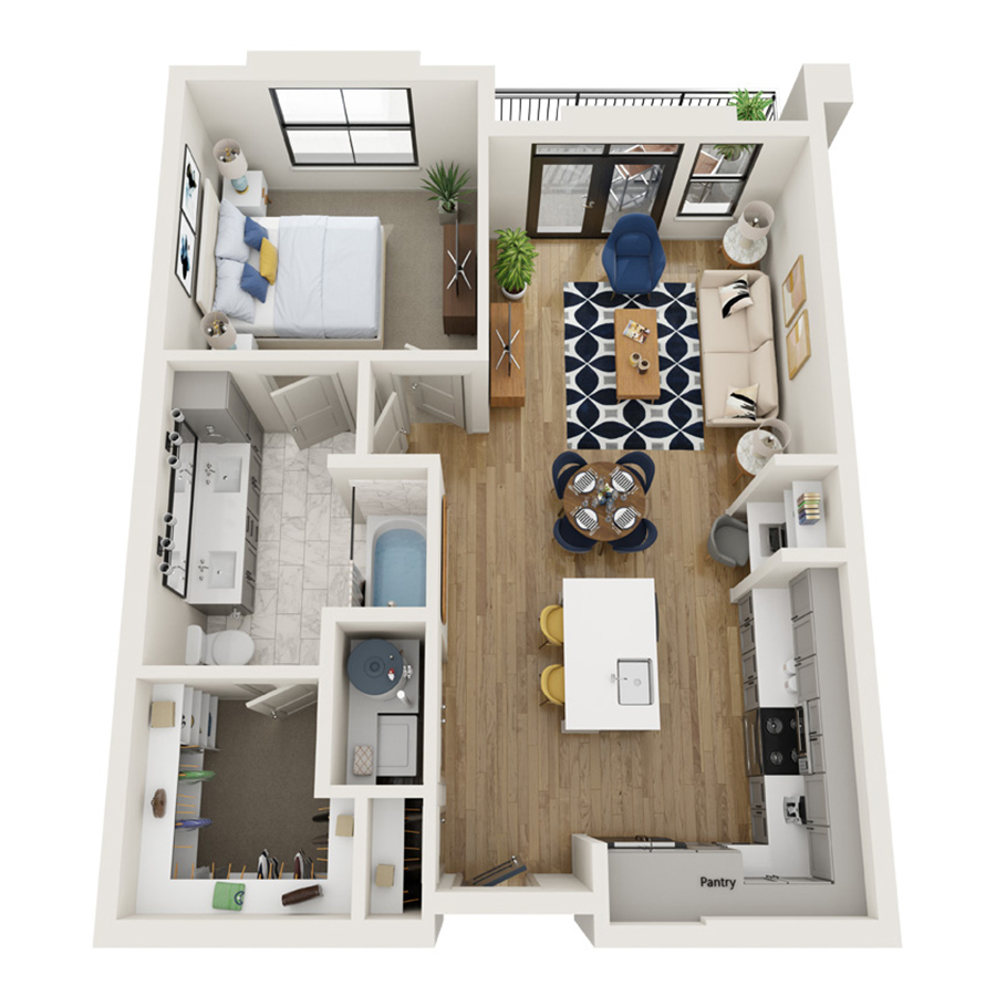 A2 floor plan