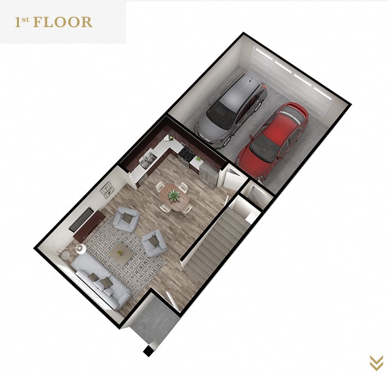 Arrowhead 3-Bed floor plan