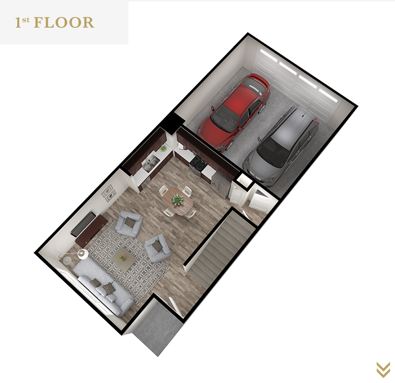 Arrowhead 3-Bed w/Unfinished Basement floor plan