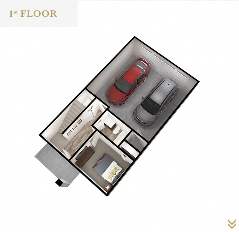 Big Sky 2-Bed floor plan