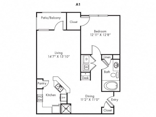 A1 floor plan