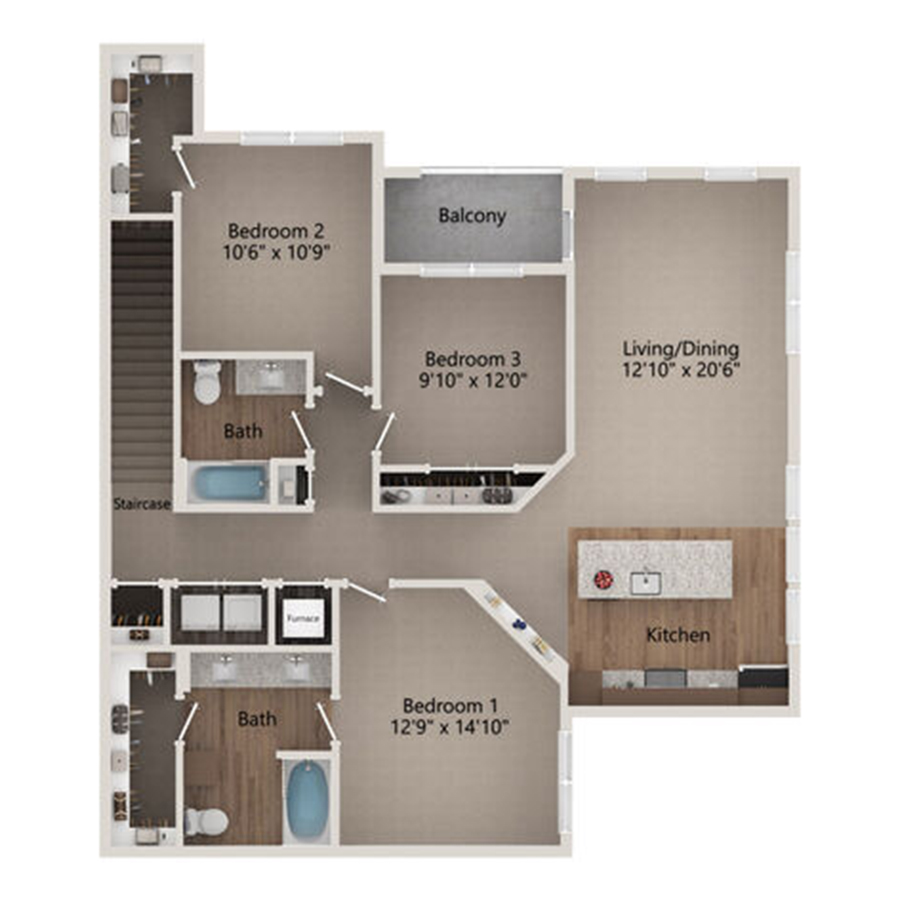 C2 floor plan