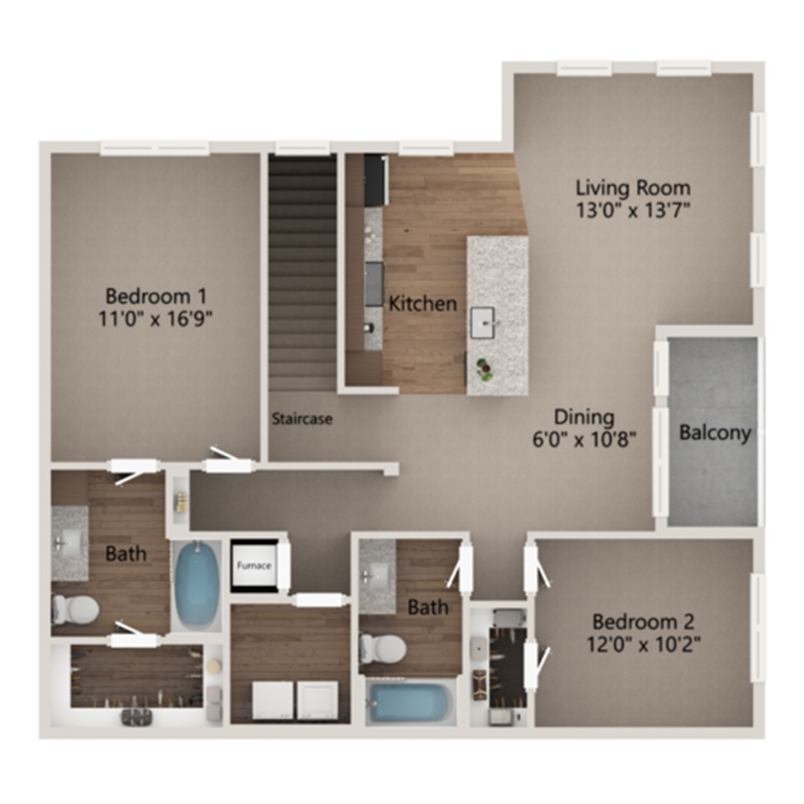 B6 floor plan
