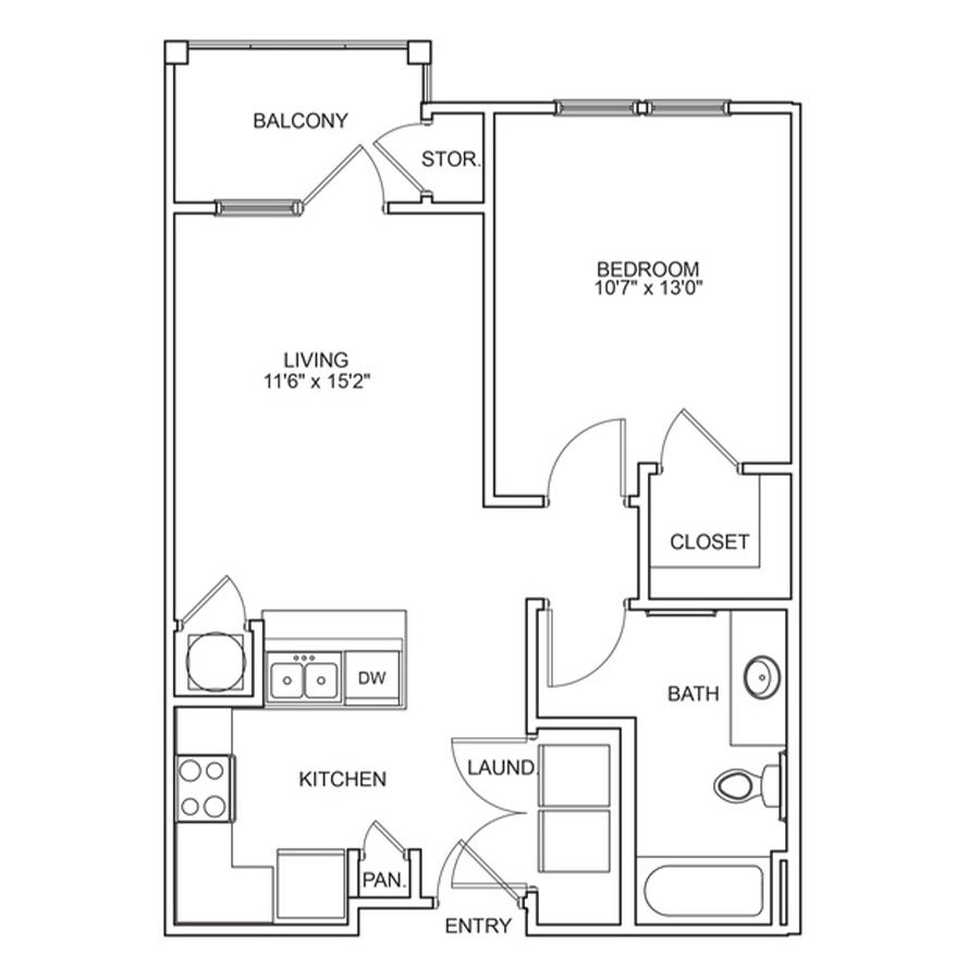 Southwood I floor plan