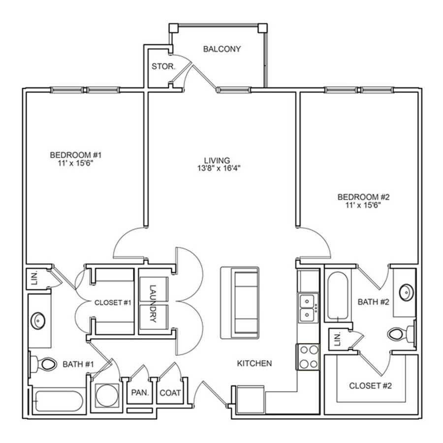 Capital Place I floor plan