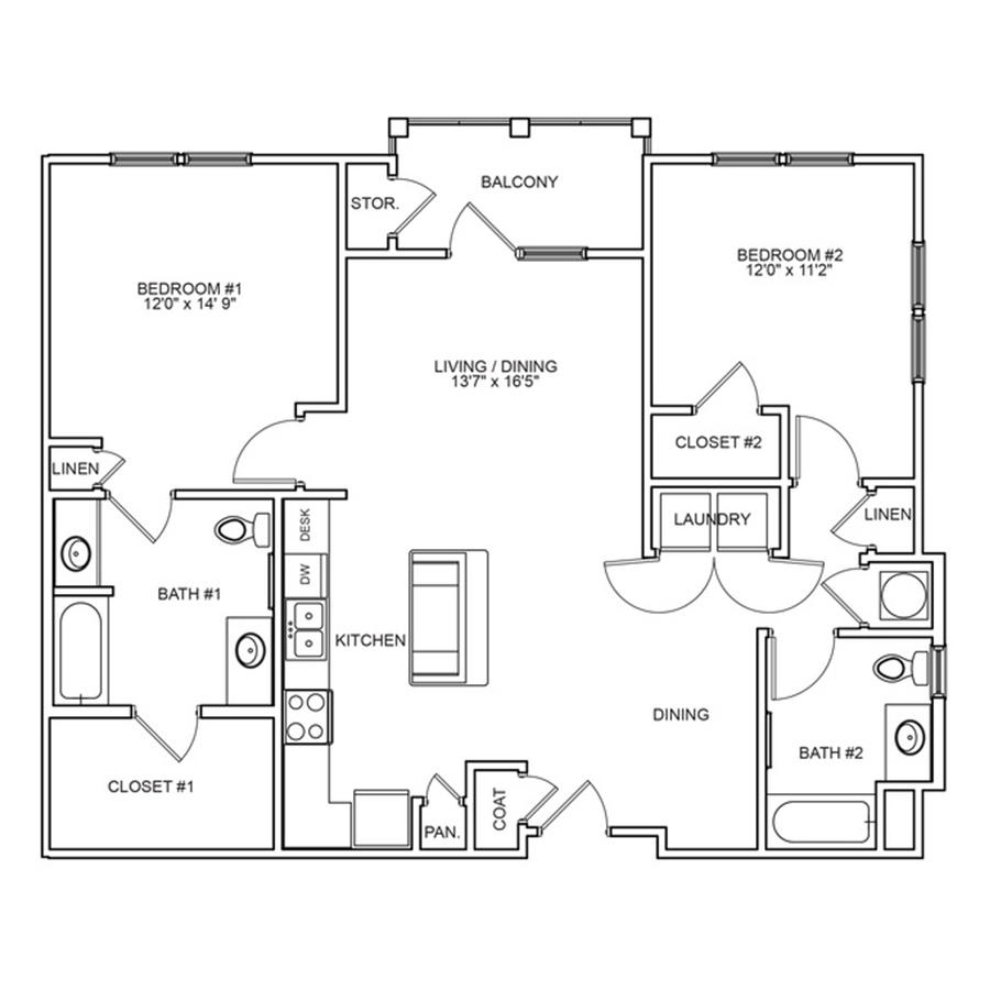 Capital Place II - Alt floor plan