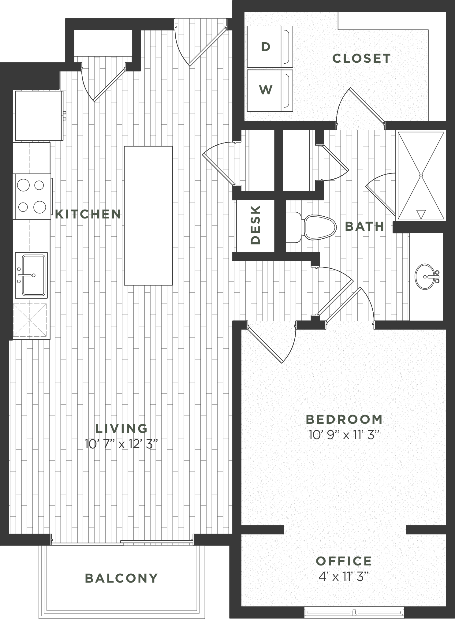 1B ALT3 floor plan