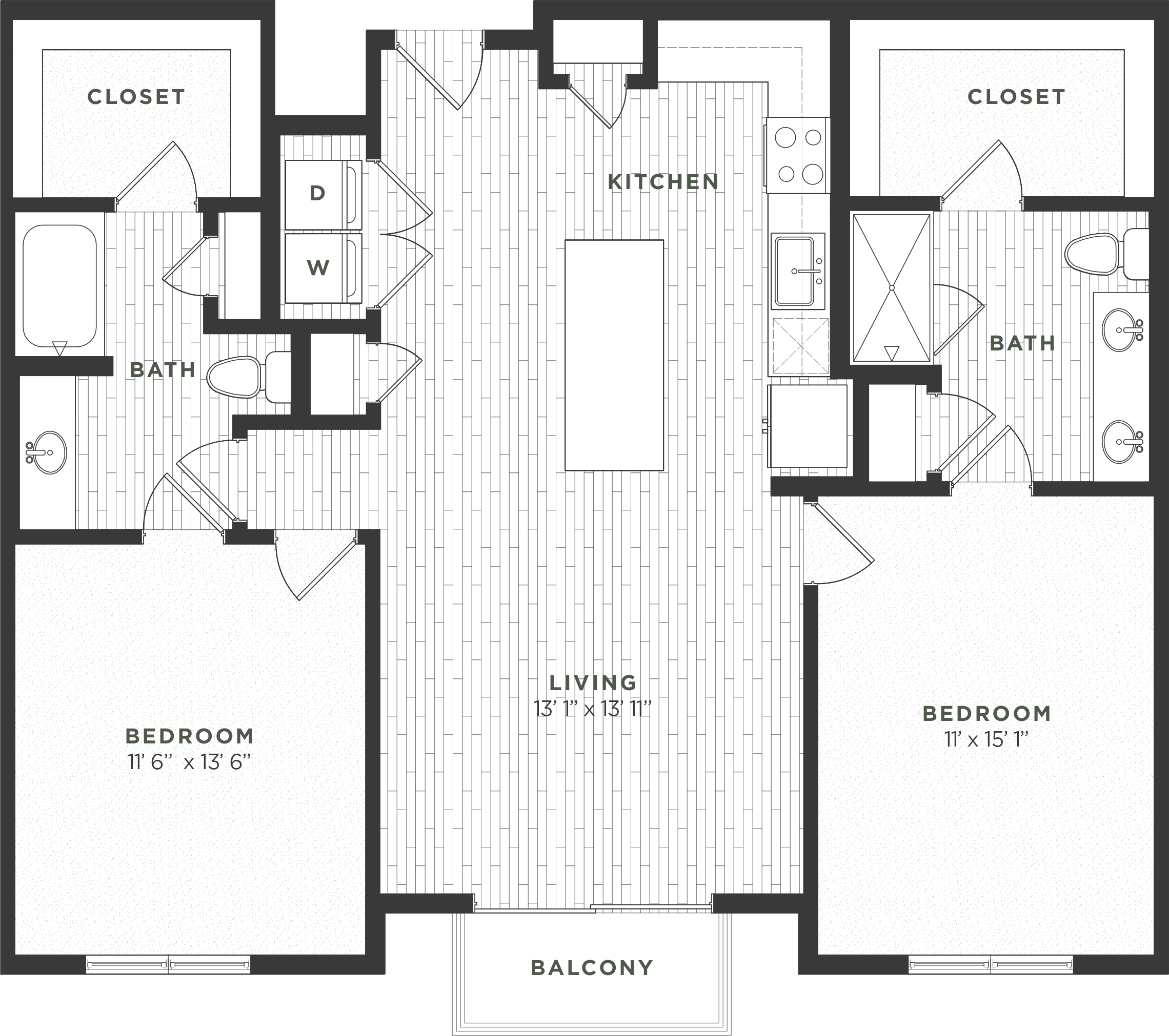 2B floor plan