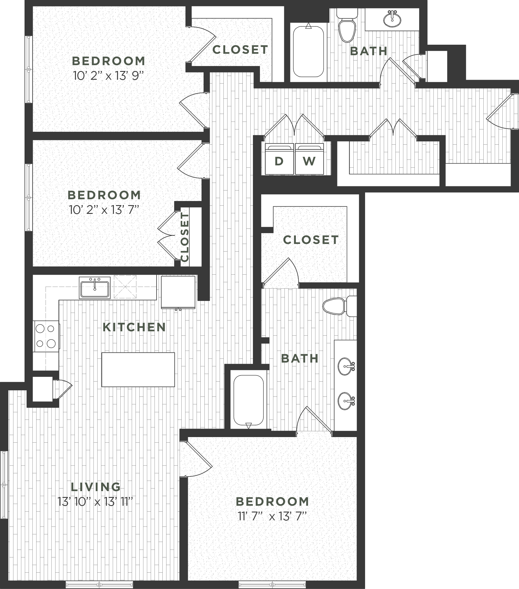 3A ANSI floor plan