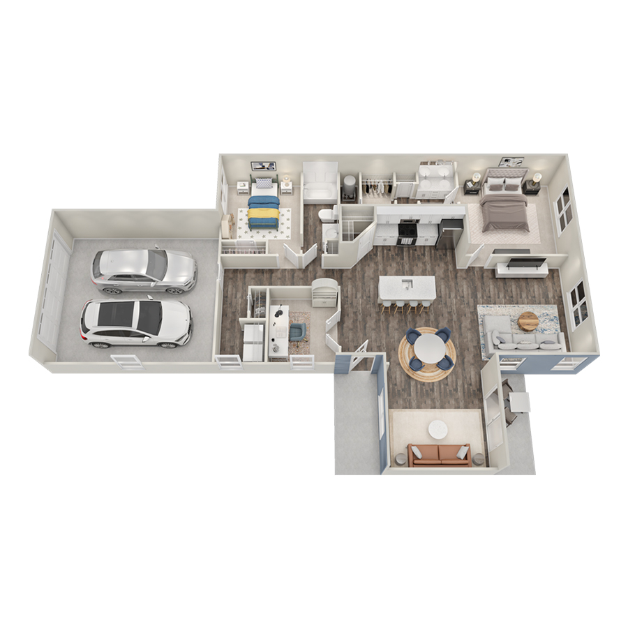 Sapphire-Den Villa floor plan