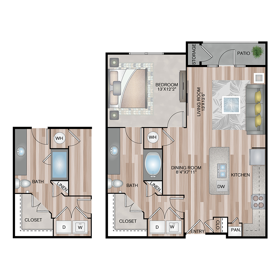 A6 floor plan