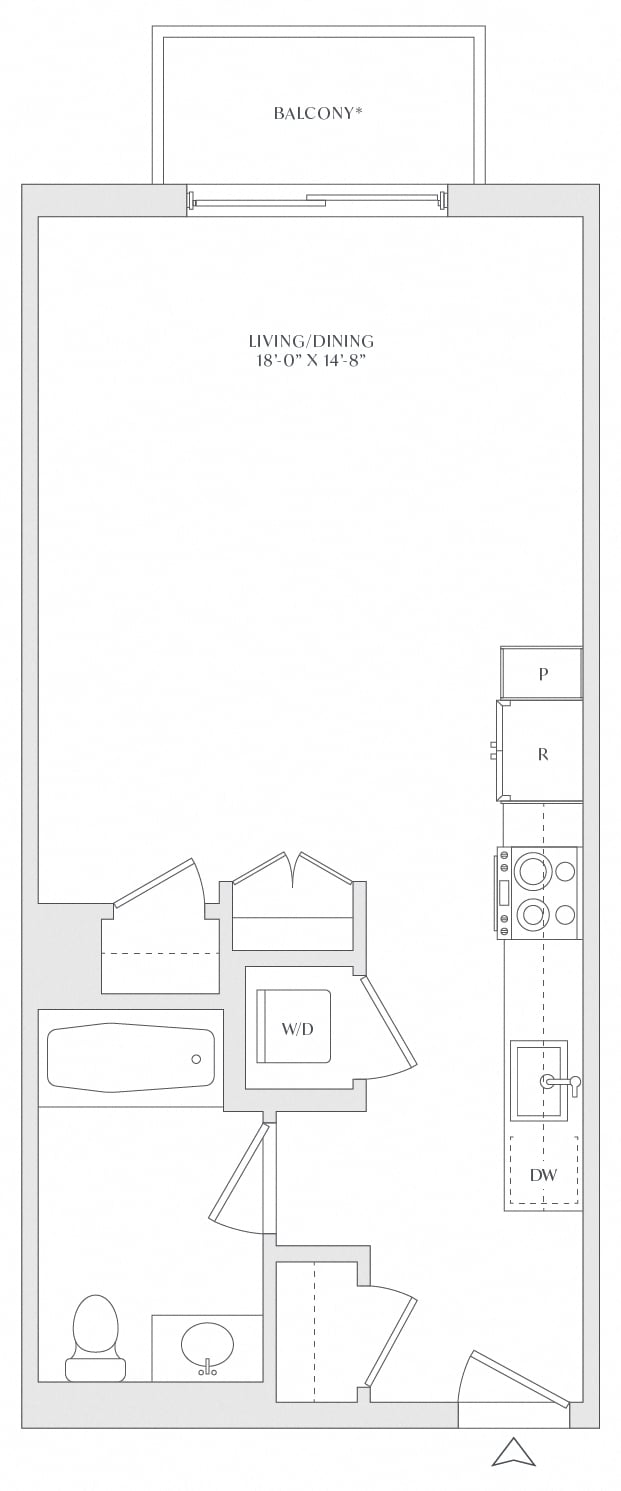 Studio-S1 floor plan