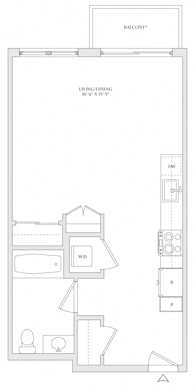 Studio-S2a floor plan