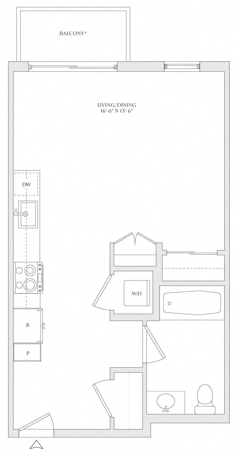 Studio-S2e floor plan