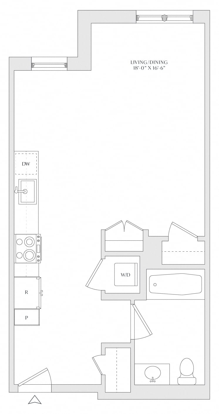 Studio-S2f floor plan
