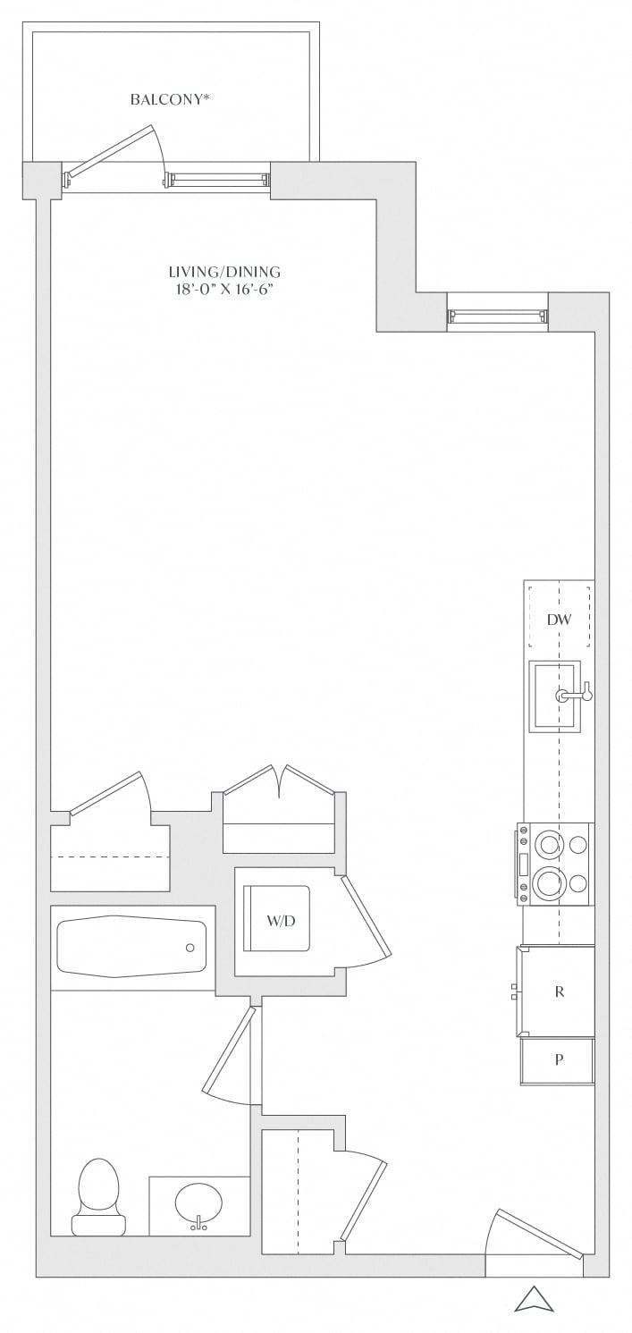 Studio-S2 floor plan