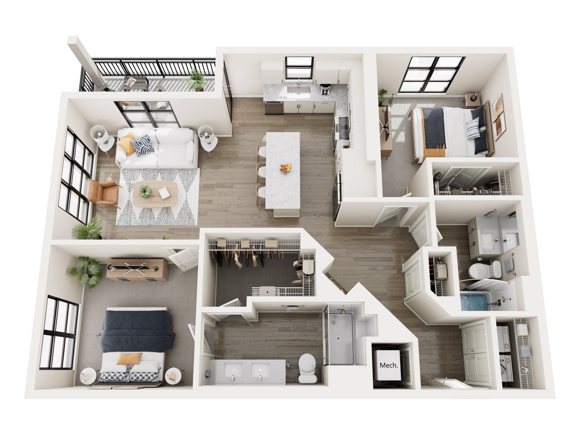B2 floor plan