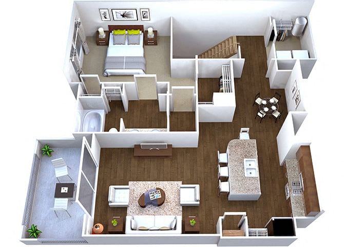 Mykonos floor plan
