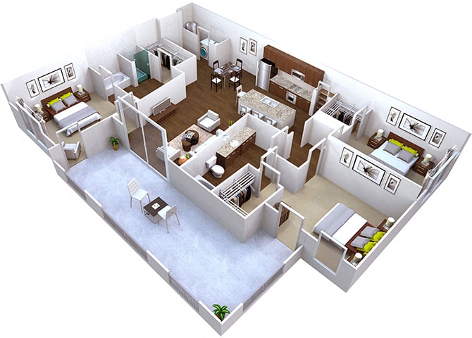 Santorini floor plan