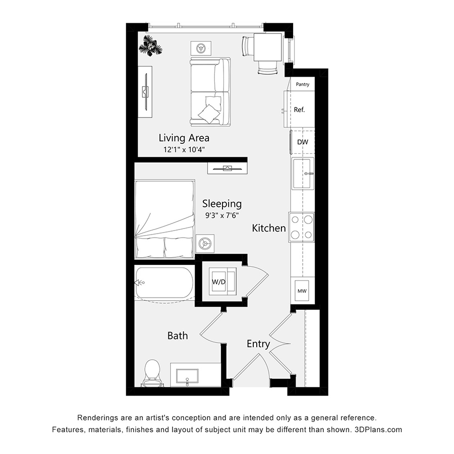 JR1A ANSI floor plan