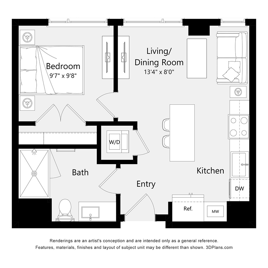 A2.1 floor plan