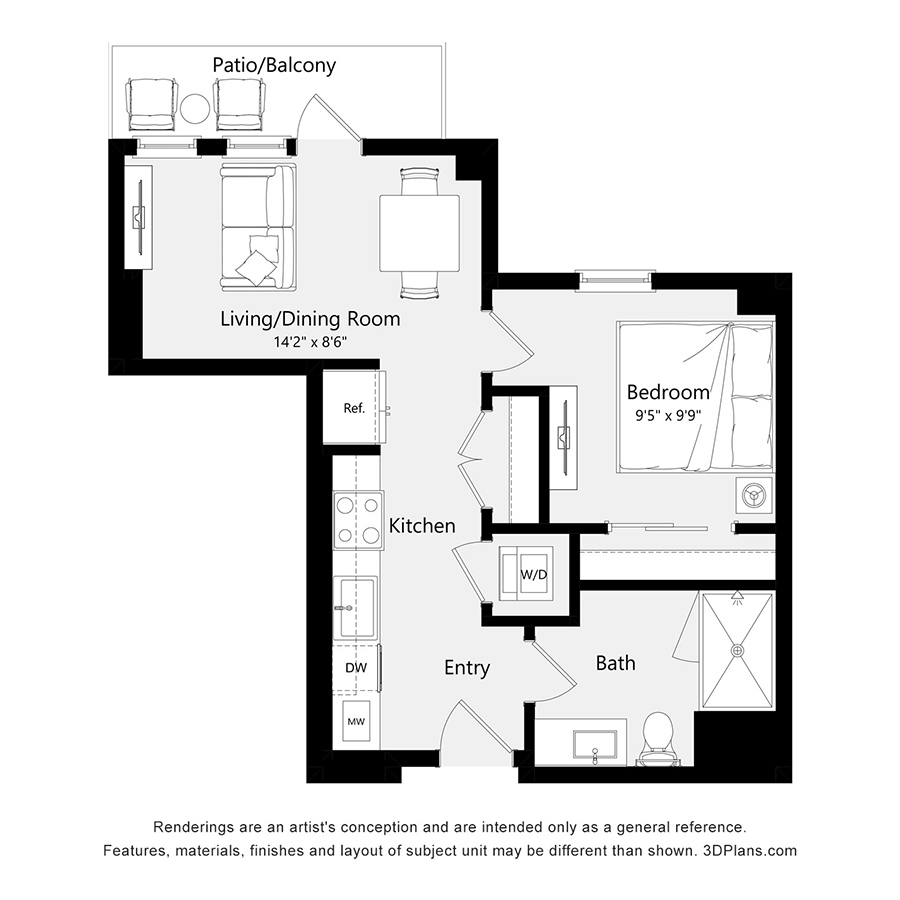 A6 floor plan
