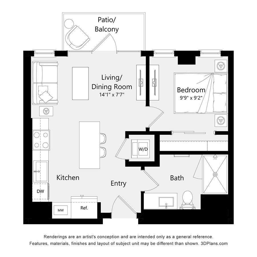 A2 floor plan