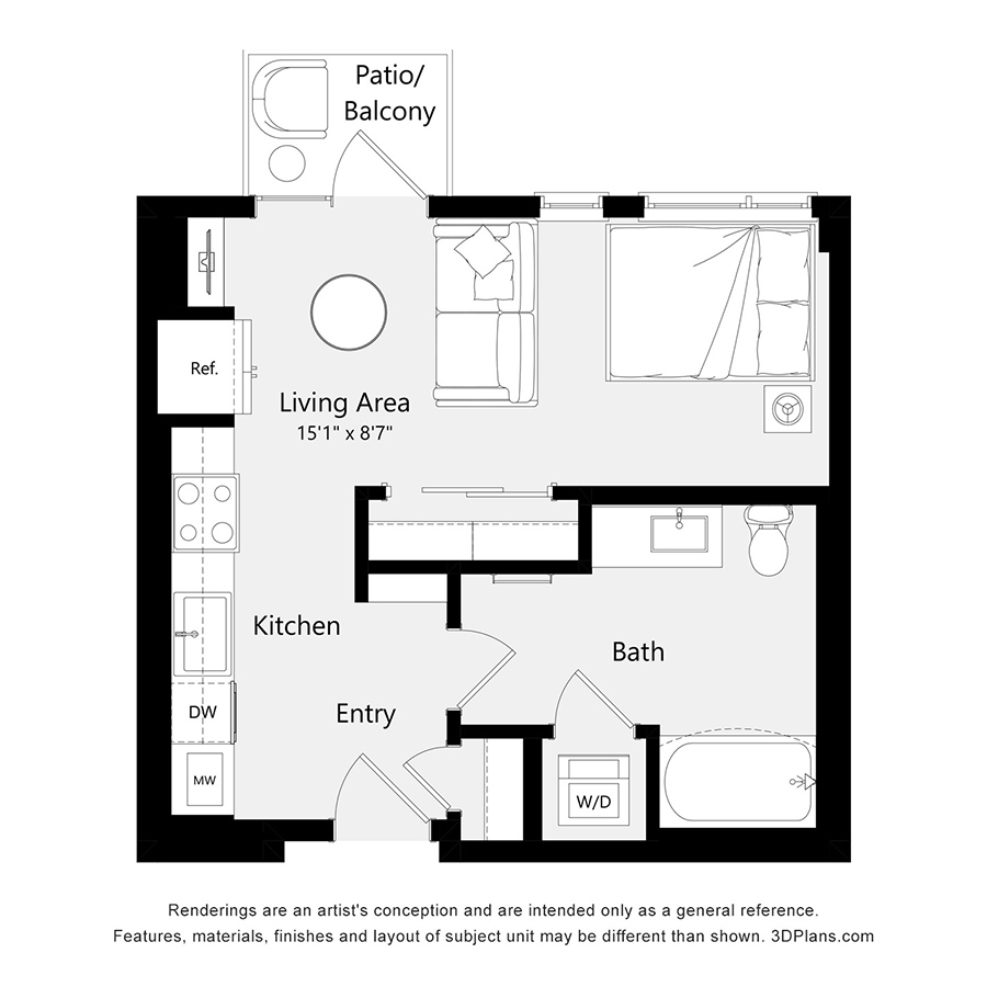 S1 ANSI floor plan