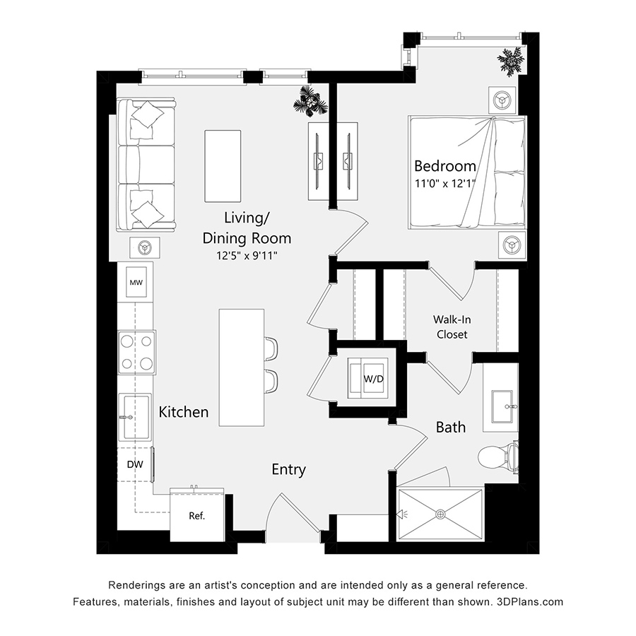 A1 floor plan