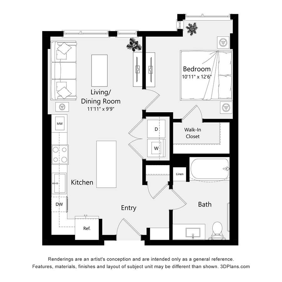 A1.1 floor plan