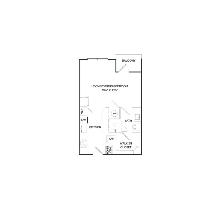 E1 floor plan