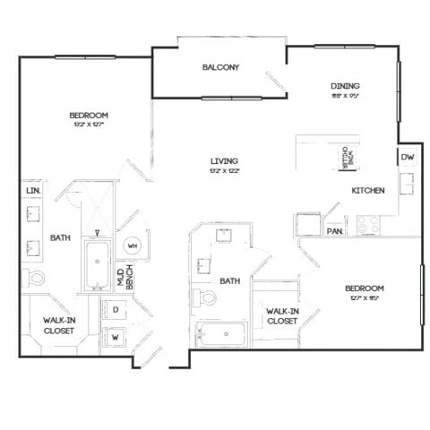 B2A floor plan